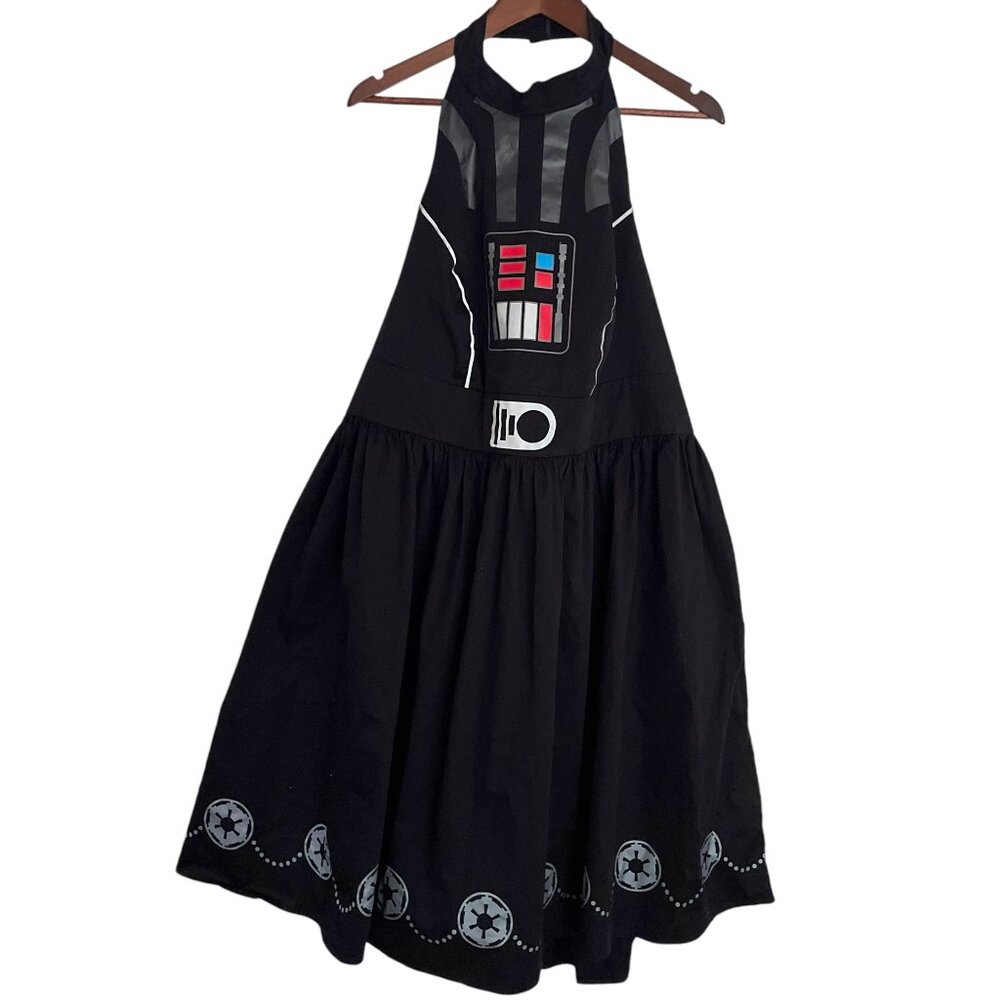 Disney Parks The Dress Shop Darth Vader Dress 2X Black Halter Star Wars